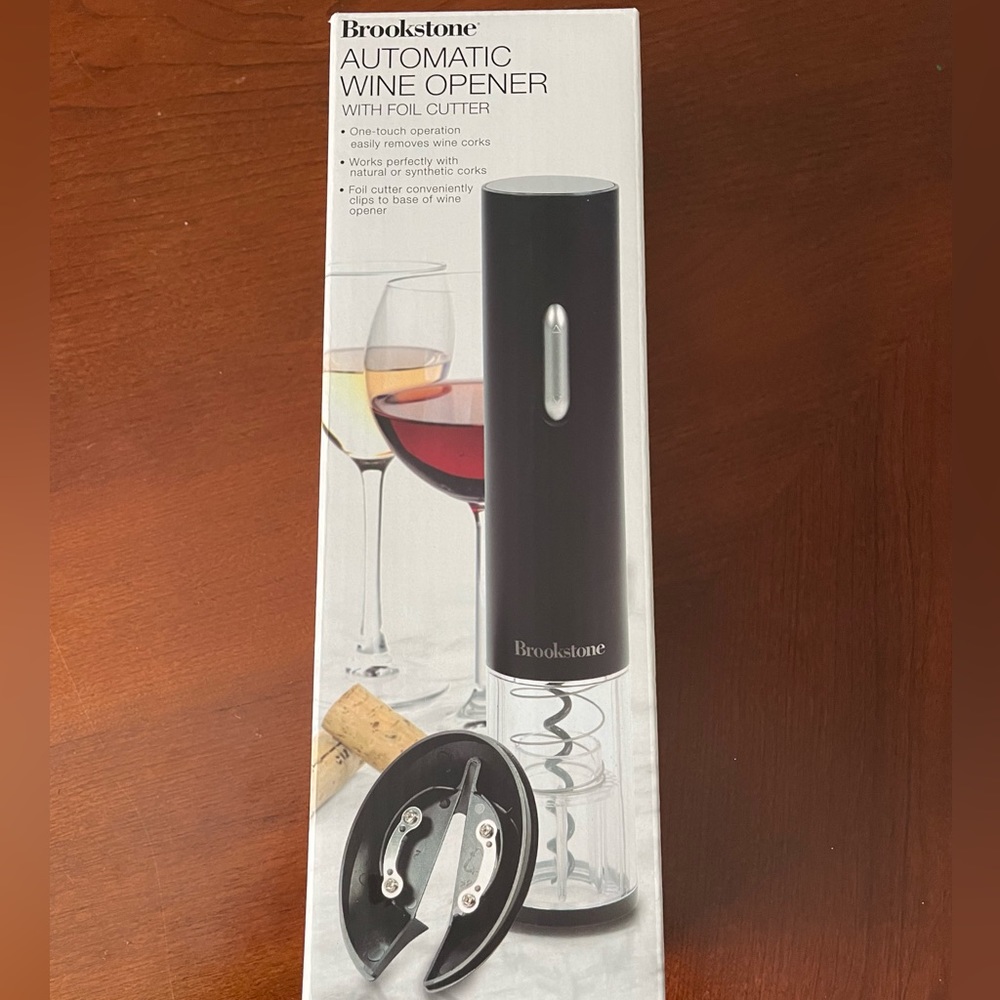 Brookstone new automatic wine opener